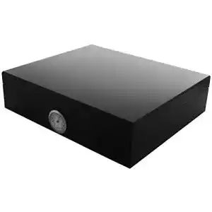 Zigarren-Humidor Germanus Movella in Schwarz für ca. 30 Zigarren