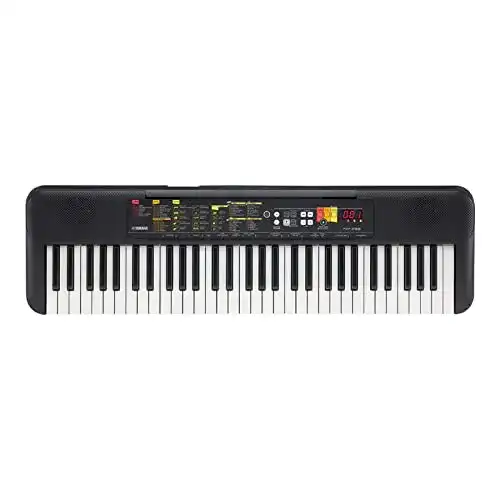 Yamaha PSR-F52 E-Piano Digital Keyboard in Schwarz