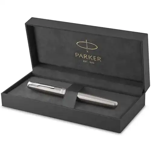 Parker Sonnet Füller aus Edelstahl mit Palladiumzierteilen