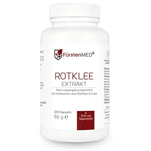 Rotklee-Kapseln mit 500 mg Rotklee-Extrakt und Hopfen