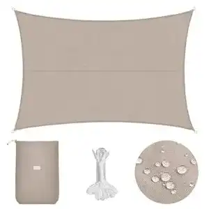 Sonnensegel Sekey Wasserdicht 4x5m Rechteckig PES Polyester
