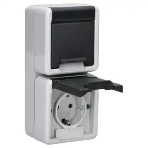 Gira 78030 Doppelsteckdose Schuko 078030 für intelligente Gebäudetechnik
