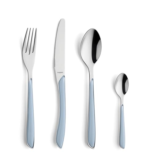 Kuppels Prisma Besteck Set für 6 Personen aus Edelstahl