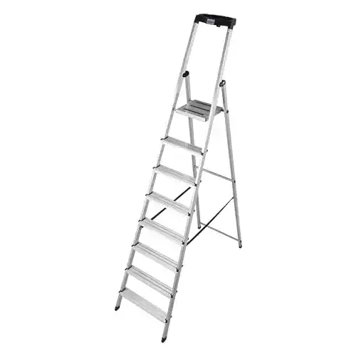Krause Stehleiter Safety mit 8 Stufen und 126368