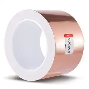 Kupferband Sycees 20 Meter x 70 mm für EMI Abschirmung und Bastelarbeiten