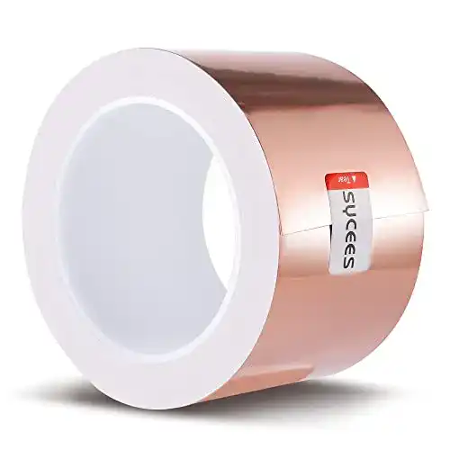 Kupferband Sycees 20 Meter x 70 mm für EMI Abschirmung und Bastelarbeiten