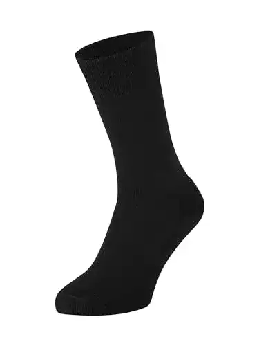 Sealskinz Unisex Solo Merino Socken in Schwarz, Größe L EU
