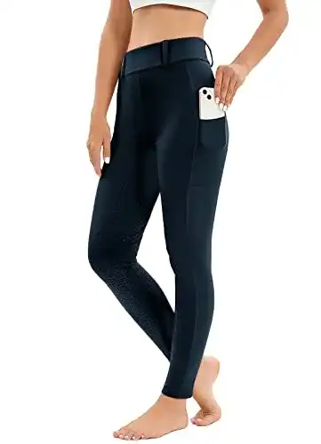 Reitleggings Havideto Damen mit Vollbesatz und Handytasche