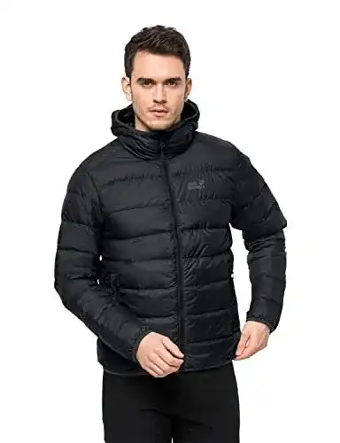 Daunenjacke für Herren von Jack Wolfskin in Schwarz