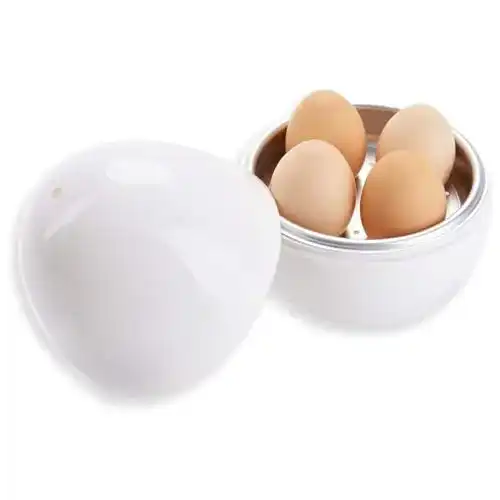 Eierkocher für Mikrowelle von Ideal Swan Eierkochen leicht gemacht