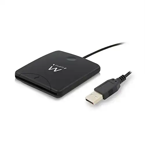 Ewent Smart Card Reader EW1052 für Karten- und ID-Kartenlesung