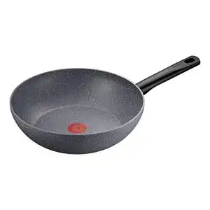 Tefal G28019 Natural On Wokpfanne 28 cm mit Mineralia+ Antihaftbeschichtung