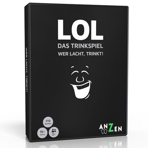 Trinkspiele Anzen LOL – Lustiges Kartenspiel für Erwachsene ab 18