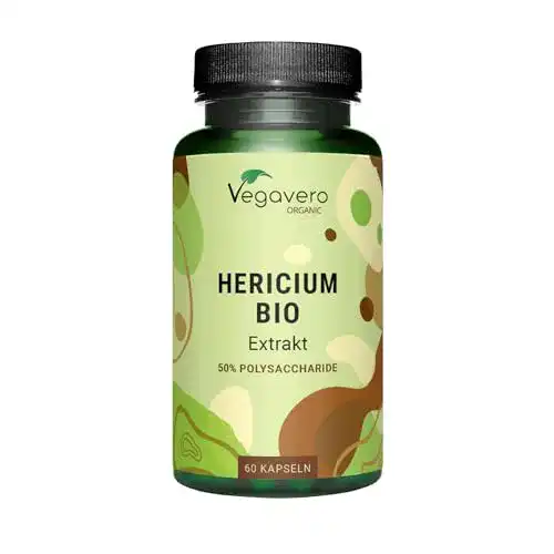 Hericium Vegavero BIO Erinaceus Kapseln 500mg