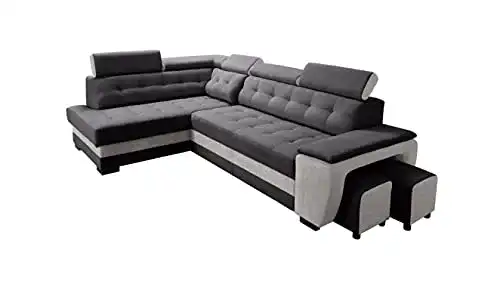 Ecksofa Robin Grand mit Schlaffunktion und Bettkasten