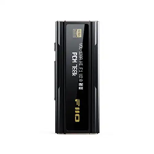 Mobiler Kopfhörerverstärker Fiio KA5 tragbarer DAC mit OLED-Display