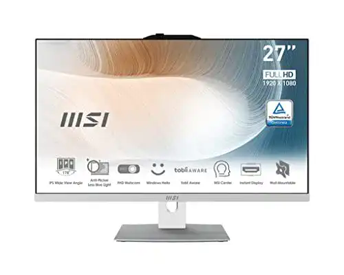 MSI All-in-One PC Modern AM272P mit 27 Zoll Full HD Display und Intel Core i7