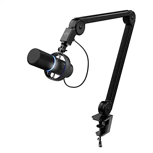 Trust Gaming GXT 255Plus Onyx Mikrofon für Streaming und Aufnahme