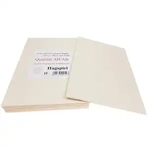 Sperrholzplatte Hagspiel Laubsägeholz 10 Stück Pappel 4 mm