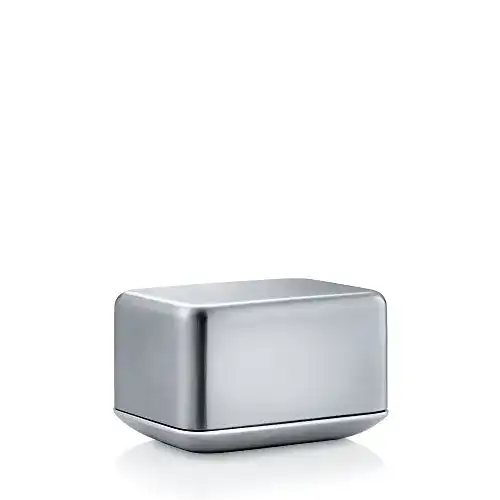 Butterdose Blomus BASIC Edelstahl matt, 125 g Butter, 63637