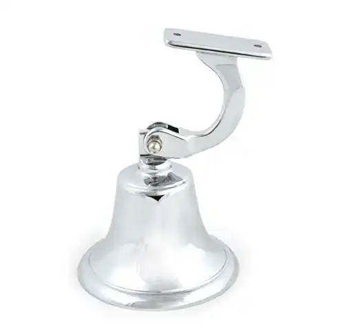 Schiffsglocke Nauticalia aus verchromtem Messing, 10 cm