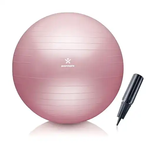 Gymnastikball 75 cm von Bodymate für Fitness und Büro