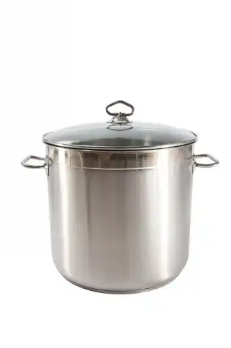 Kochtopf 20 Liter Universaltopf mit Glasklid und Drahtgriffen
