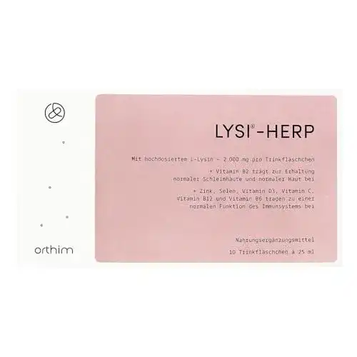 Herpesmittel Orthim Lysi-Herp – 10 Trinkfläschchen mit 25ml