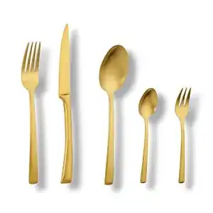 Echtwerk Tafelbesteck Avelino Gold Edition 30-teilig für 6 Personen
