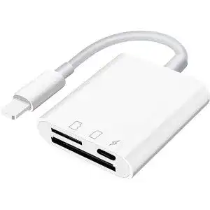 SD-Kartenleser für iPhone und iPad von Suntrsi, kompatibel mit Micro SD