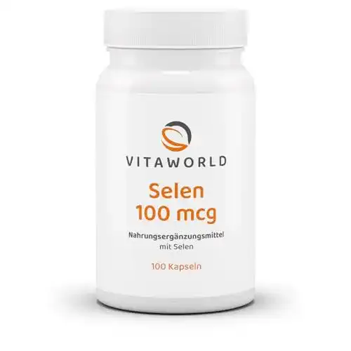 Selen Vitaworld 100 µg pro Kapsel – 100 Kapseln