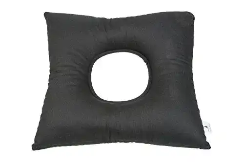 Sitzring Handelsturm Lochkissen 40×40 cm mit Buchweizenfüllung