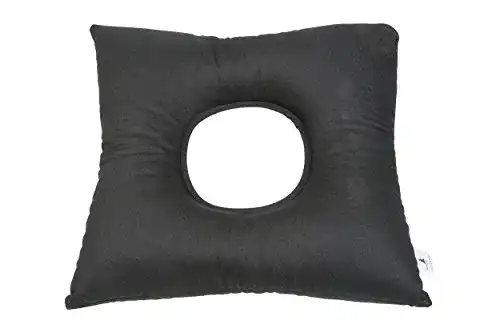 Sitzring Handelsturm Lochkissen 40×40 cm mit Buchweizenfüllung