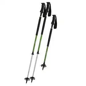 Komperdell Wanderstöcke T2 Ascent Ti, Aluminium, 150 cm, Schwarz/Grün
