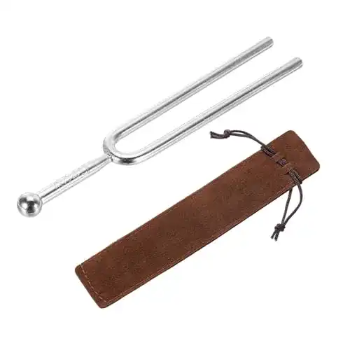 Stimmgabel Dhweku 440 Hz aus Edelstahl mit Kordelzugtasche