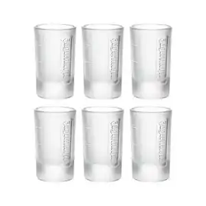 Jägermeister Shotgläser Set 4cl, 6er Set für Schnaps und Cocktails