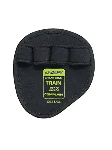 Grip-Pads Chiba Erwachsene Motivation in Schwarz für Training und Fitness