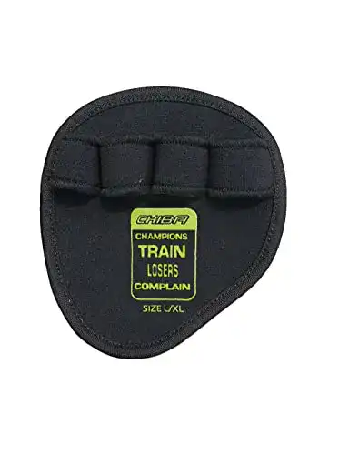 Grip-Pads Chiba Erwachsene Motivation in Schwarz für Training und Fitness