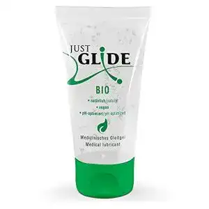 Bio-Gleitgel Just Glide, 50 g wasserbasiert
