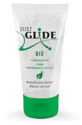 Bio-Gleitgel Just Glide, 50 g wasserbasiert