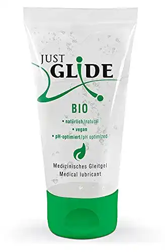 Bio-Gleitgel Just Glide, 50 g wasserbasiert