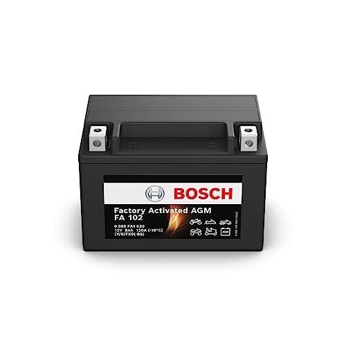 Motorradbatterie 12 V 8 Ah Bosch FA102 – AGM-Batterie für Motorräder
