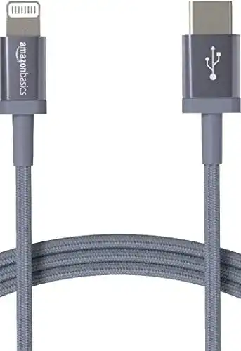 Lightning-auf-USB-C-Kabel von Amazon Basics, MFi-zertifiziert, 1,8 m