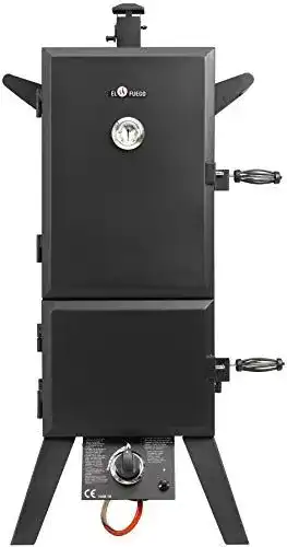 Gasräucherofen El Fuego Gasgrill Portland XL Smoker Grill