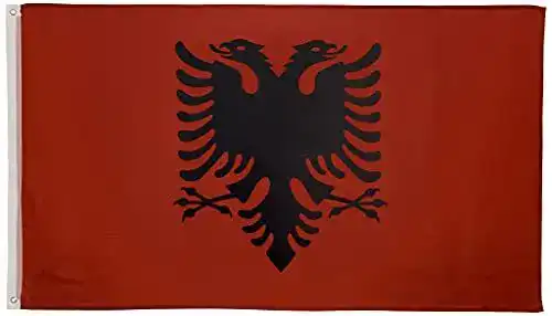 Albanien Flagge FlagScout 90 x 150 cm aus 100% Polyester