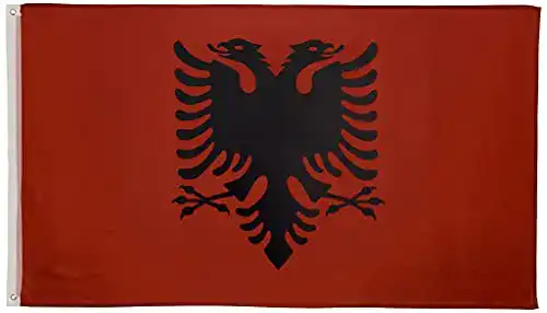 Albanien Flagge FlagScout 90 x 150 cm aus 100% Polyester
