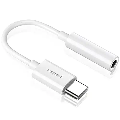 USB-C Klinke Adapter für Kopfhörer von MAS CARNEY