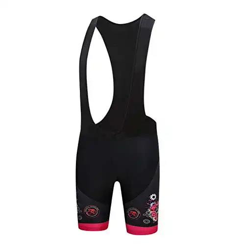 Bibshorts Damen Fahrrad-Trägerhose mit 3D-Gel-Polster A-5