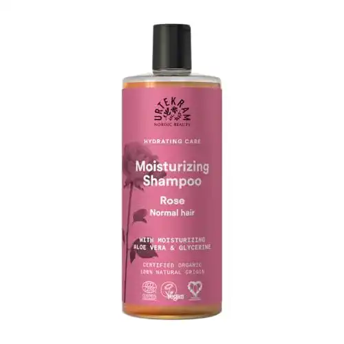 Feuchtigkeitsshampoo Urtekram Rose für normales Haar, 500 ml