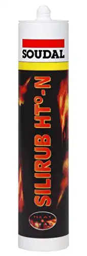 Soudal Silirub HT-N Silikon Schwarz 310 ml Kartusche für Bau- und Sanitäranwendungen